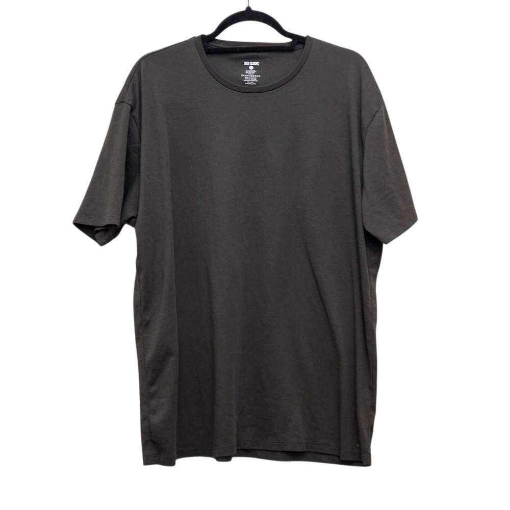 True Classic T-Shirt Mens XL Olive Green Pima Cotton Crew Neck Short Sleeve Tee